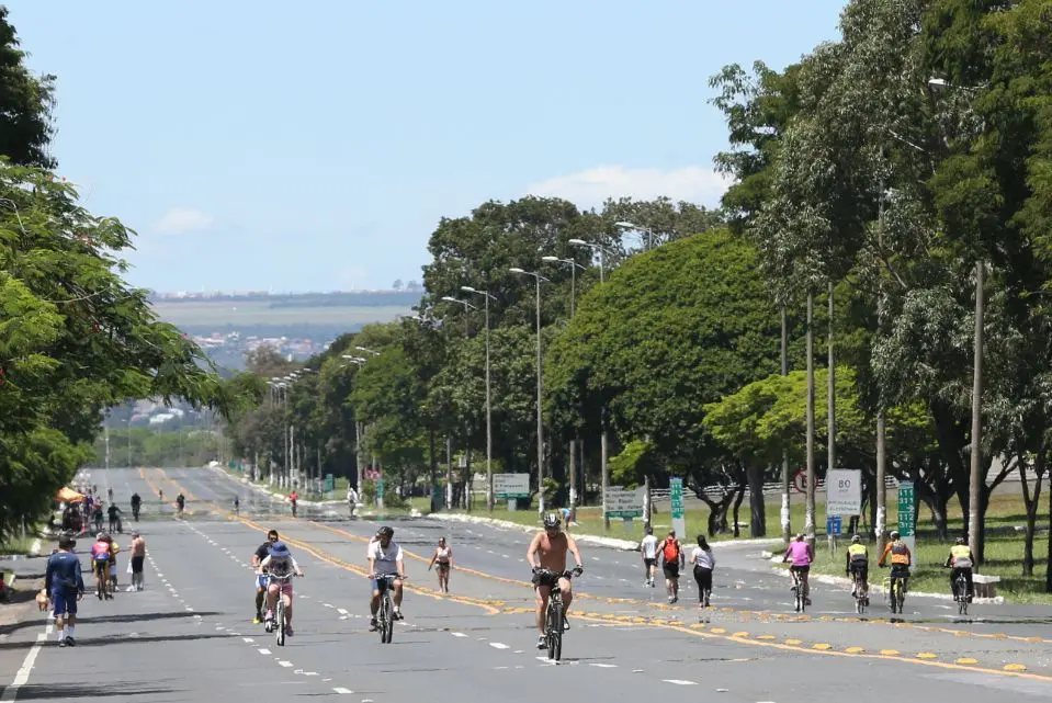 Eixão do Lazer em Brasília, em foto de arquivo de 2016, sem relação com o atropelamento