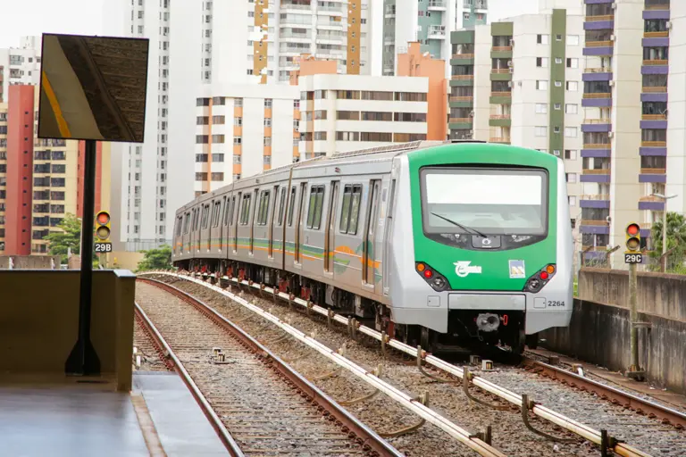 Metrô do Distrito Federal em fotografia de divulgação da Agência Brasília