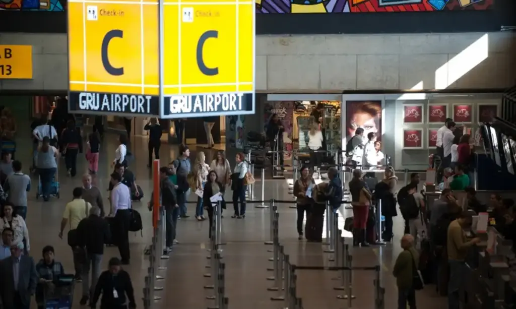 Aeroporto de Guarulhos em imagem de arquivo da Agência Brasil