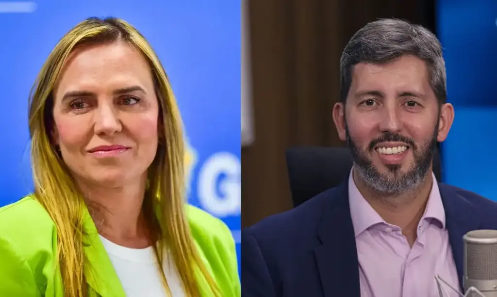 Celina Leão e Leandro Grass, candidatos ao governo do Distrito Federal