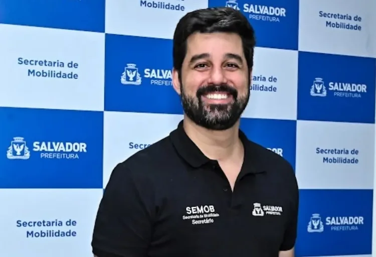 Pablo Souza, secretário de Mobilidade de Salvador, em fotografia de divulgação.
