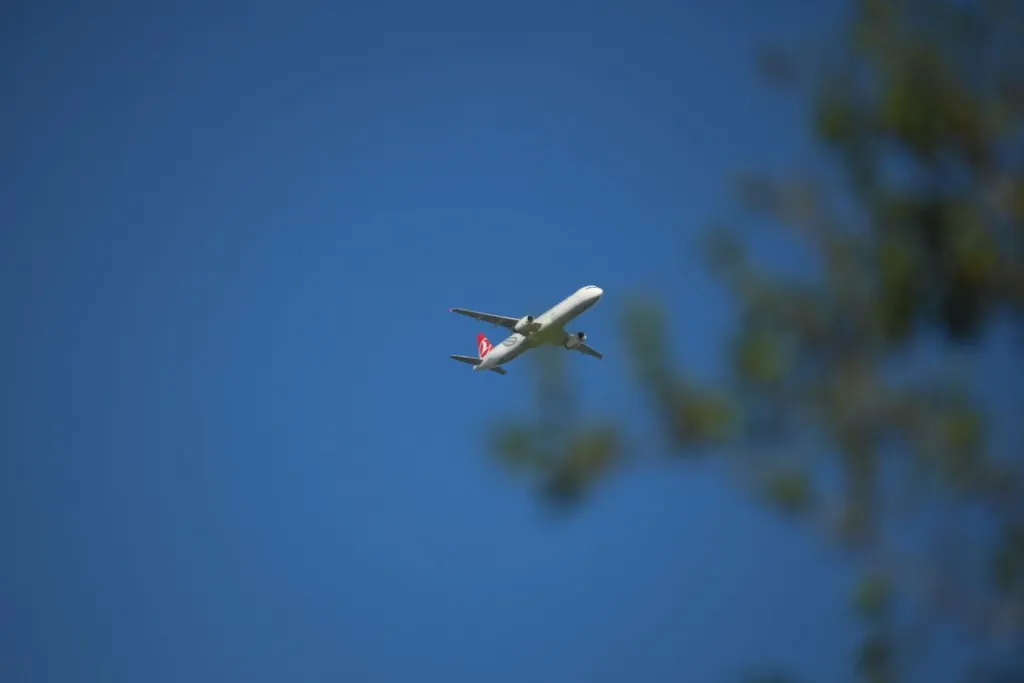 Avião em voo